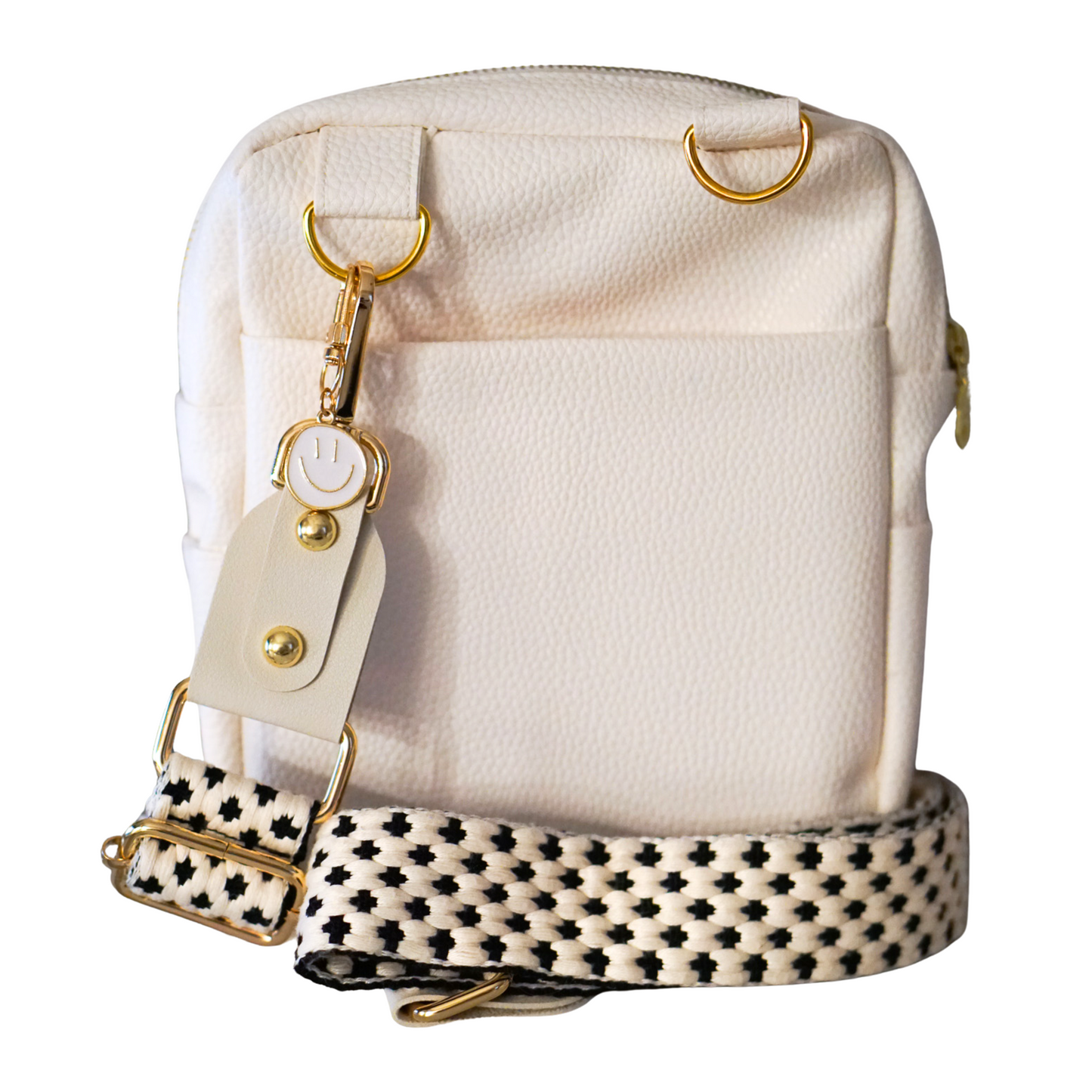 The Laurent Crossbody- White