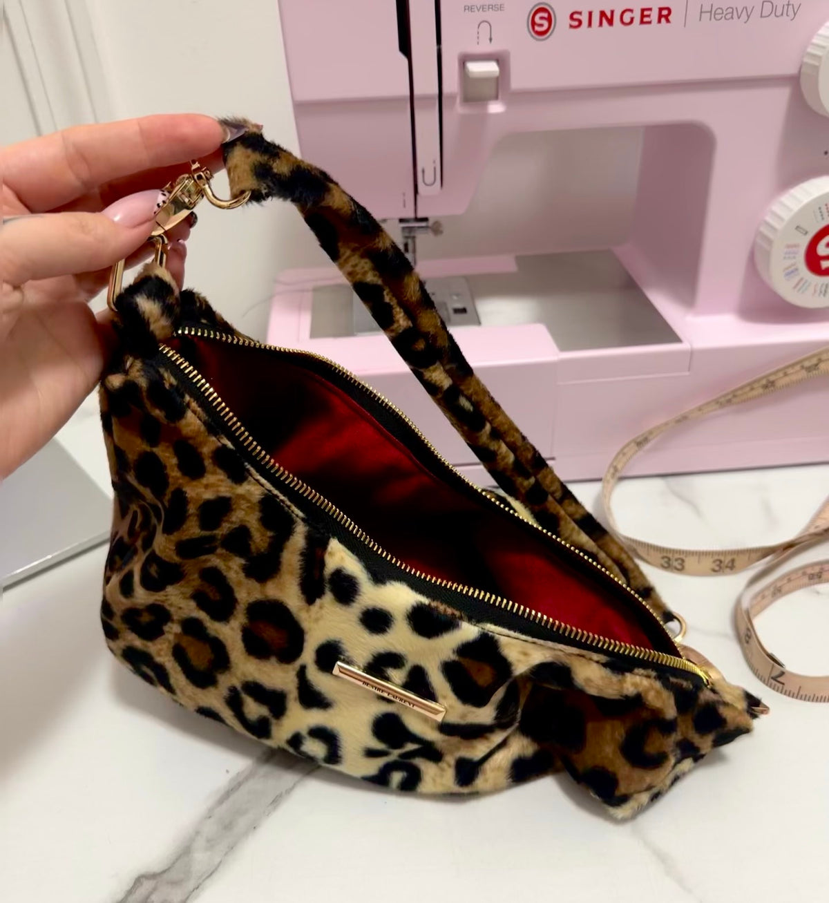 Mini Leopard Shoulder Bag